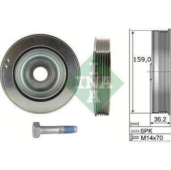 Řemenice, klikový hřídel Schaeffler INA 544 0173 20