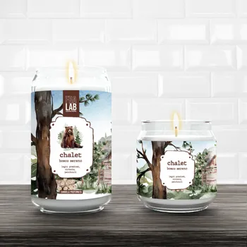 Svíčka Vonná svíčka Bosco Sereno malá bílá