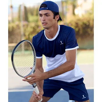 Pánské tričko NORDICDOTS Pánské tričko Performance XL BÍLÁ|MODRÁ