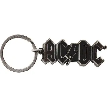 AC/DC 3D Silver Logo Klíčenka