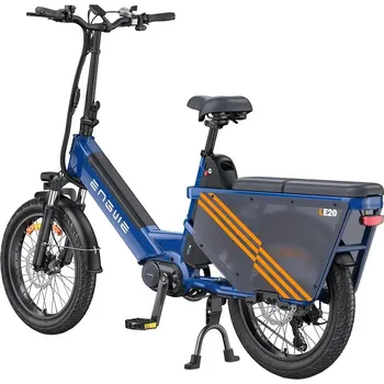 ENGWE Elektrické nákladní kolo ENGWE LE20 s 250W středovým motorem 20'' 48V19,2AH MODRÁ|ČERNÁ 2025