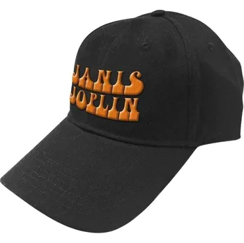 Kšiltovka Janis Joplin Orange Logo Black UNI