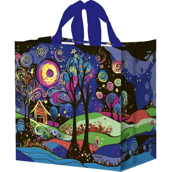 Taška PP, nákupní, pevná, 35x35x20cm/24L., MAGICKÁ KRAJINA, 1ks