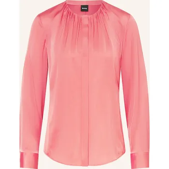 Dámská halenka Boss Dámská Hedvábná Halenka Banorah, světle červená, 38