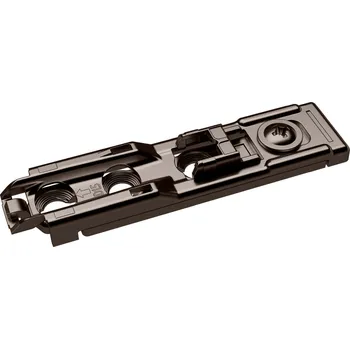 Nábytkové kování Hettich Lineární montážní podložka k našroubování, D = 1.5 mm, Vzdálenost řady otvorů LR: 20, Seřízení výšky