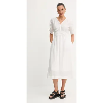 Dámské šaty Šaty BOSS Orange 50511805 bílá 00X, vel. 36