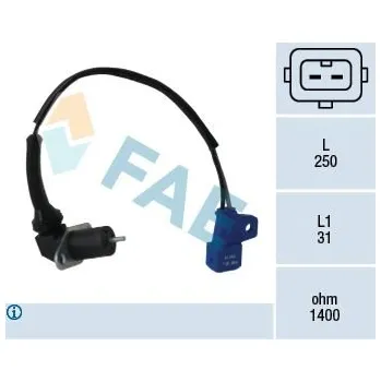 Kliková hřídel Generátor impulsů, klikový hřídel FAE 79079