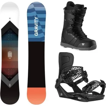 Snowboarding Gravity Adventure 25/26 snowboard + Gravity Indy black vázání + Gravity Void black/grey boty 159 cm + L (EU 42-45) + DÁREK + Doprava ZDARMA