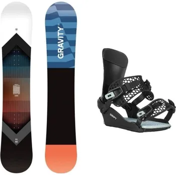 Snowboarding Gravity Adventure 25/26 pánský snowboard + Gravity Drift black/sage vázání 161 cm + L (EU 42-45) + DÁREK + Doprava ZDARMA