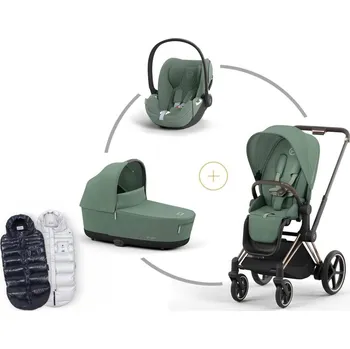 CDATA[Podrobnosti o produktu Set obsahuje: Rám Priam 4.0 plus Priam Seat Pack plus Priam Lux Carry Cot plus Cloud T…
v 3 obchodech
![Kočárek Cybex PRIAM set podvozek + korba + potah sezení + Cloud T Plus Leaf Green + DÁREK FUSAK CYBEX Arctic ZDARMA