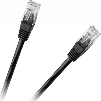 Síťový kabel Patchcord Rebel U/UTP 6 RJ45 / RJ45 7,5 m černý