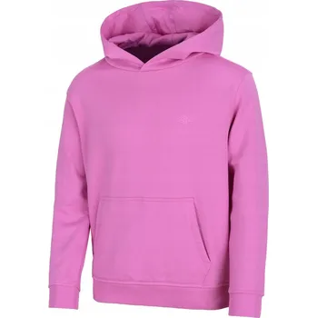 Dívčí mikina 4F ZATEPLENÁ DÍVČÍ JUNIORSKÁ MIKINA KLOKANKA S KAPUCÍ / vel 158