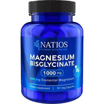 NATIOS Magnesium Bisglycinate 200 mg 90 kapslí