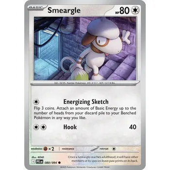 Sběratelská karetní hra Pokémon PFL 080/094 Smeargle - Phantasmal Flames Stav: Near Mint, Verze: REVERSE HOLO