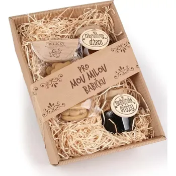 Dárkový potravinový koš Chuť Moravy Dárkový balíček: Já tak rád mlsám, mlsám pro babičku