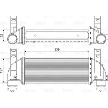 Chladič motoru Chladič turba VALEO 818353