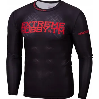 Pánské tričko Extreme Hobby Rashguard Black Armour Dlouhý rukáv S