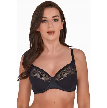 Podprsenka Gaia podprsenka nevyztužená černá velikost 70E