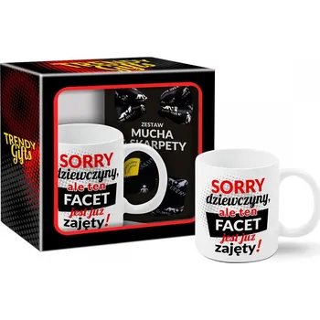 Hrnek + ponožky + motýlek - TEN chlapík je zaneprázdněný