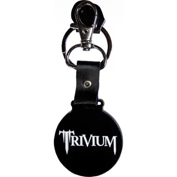 Trivium Classic Logo Mono Circle Klíčenka