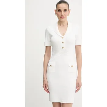 Dámské šaty Šaty Guess FELICITY W5YK29.Z0130 béžová 01X, vel. M