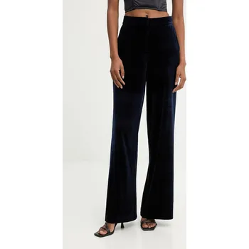 Dámské kalhoty Velurové kalhoty Answear.LAB 3080 námořnická modř 59X, vel. S