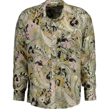 Pánská košile KOŠILE GANT OS PAISLEY CUPRO SHIRT LIGHT MUSTARD YELLOW