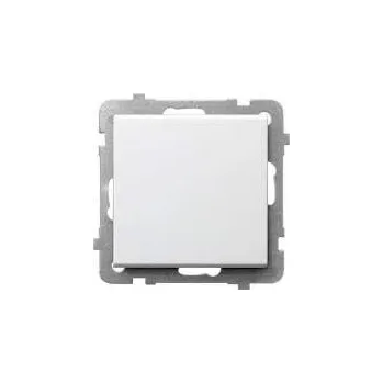 vypínač Jednopólový vypínač Bílý lesk Ospel Sonata - ŁP-1R/m/00