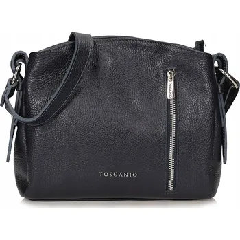 Kabelka Toscanio kabelka z pravé lícové kůže modrá