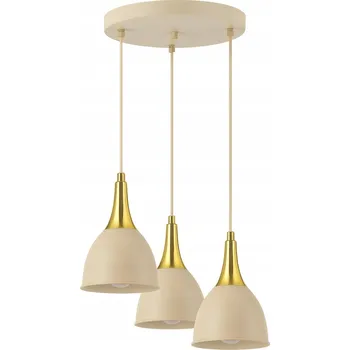 ZÁVĚSNÉ STROPNÍ SVÍTIDLO MODERNÍ LUSTR LOFT BÉŽOVÁ KAŠMÍROVÁ LED