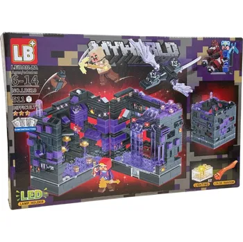 ostatní stavebnice My World Stavebnice LB610 Útok na fialovou pevnost 511 ks