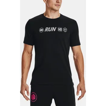 Pánské tričko Under Armour Tričko UA Run Anywhere SS-BLK - Pánské Under Armour černá 1855411