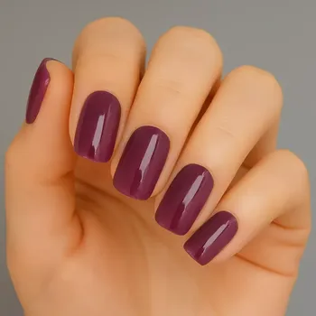 Umělé nehty UV nálepky na nehty Velvet Orchid