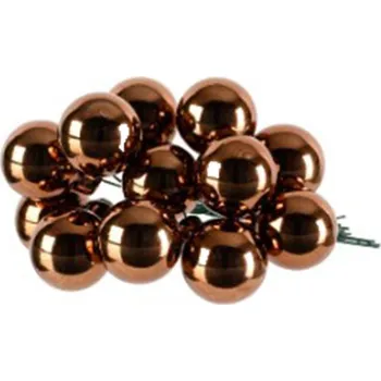 Vánoční dekorace Skleněné kouličky na drátku 371547