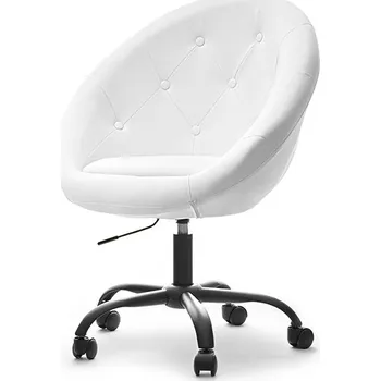 Křeslo Mebel Partner Lush 4 (bílá + černá)