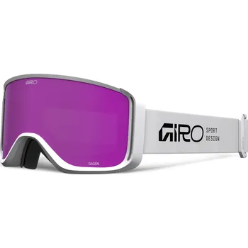 Dámské lyžařské brýle Giro Sagen W White Stacked-Amber Pink/Yellow Barva: bílá