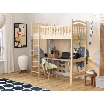 Dětská postel Postel horní spaní Anita Barva dřeva: Bílá barva, Rozměry: 90x200