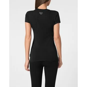 Pánské tričko PHILIPP PLEIN T-Shirt 9533 Černá Skin Tight Fit M