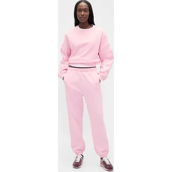 GAP High Rise Boyfriend tepláky GAP růžová 3473176