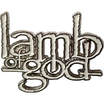 Lamb Of God Logo Odznak 39 x 30 mm