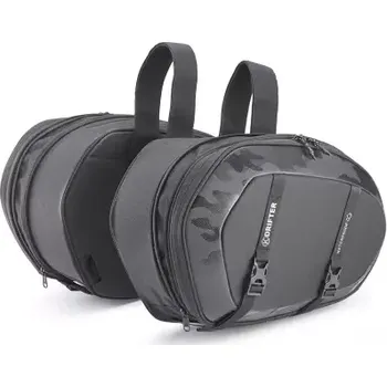 Zavazadlo na motocykl DR05 DRIFTER - černé boční brašny KAPPA