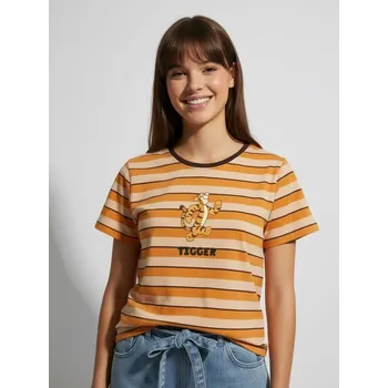 Sinsay - Bavlněné tričko s pruhy Winnie The Pooh - vícebarevná - 3587B-MLC - 3587B-MLC-S-1