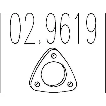 Automobilové těsnění Těsnění, výfuková trubka MTS 02.9619