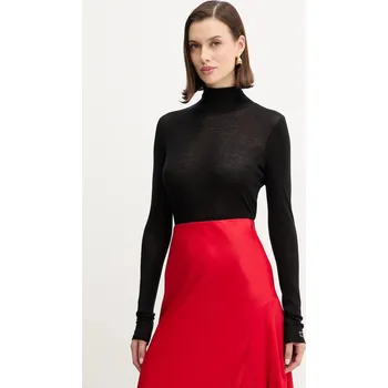 Dámský svetr Svetr s příměsí vlny Elisabetta Franchi MD61B56E2 černá 99X, vel. 34