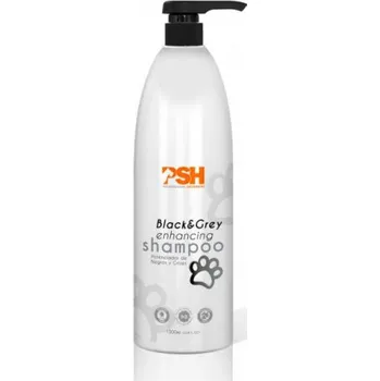 Kosmetika pro psa PSH Šampon zvýrazňující Černou barvu 1000ml (Tato receptura, specifická pro černou a šedou srst, dosahuje brilantního výsledku u matných a neživých tónech srsti.)