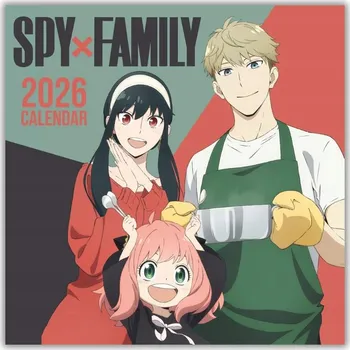 Kalendář Knižní komiksový kalendář A3 Spy X Family 2026