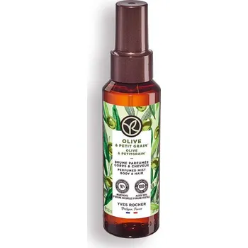 Tělová kosmetika Parfémovaný sprej na tělo a vlasy Oliva & petit grain Bain de Nature 100 ml od Yves Rocher