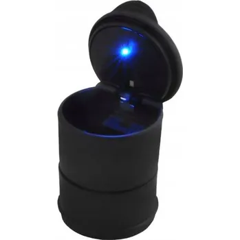 Popelník Popelník Automobilová místo kelímku s LED světlem