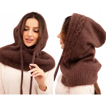 Dámské spodní prádlo Kessi zimní čepice hnědá, univerzální velikost