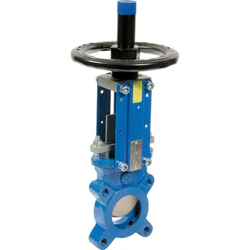 Ventil S-GATE Nožové šoupátko nerez - jednosměrná těsnost KOV Verze: DN 50